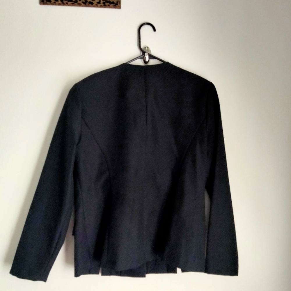 I.S.B 2 PC Skirt Set Women 10 Black & Silver Elegant Holiday Anniversary 90's - Picture 3 of 5